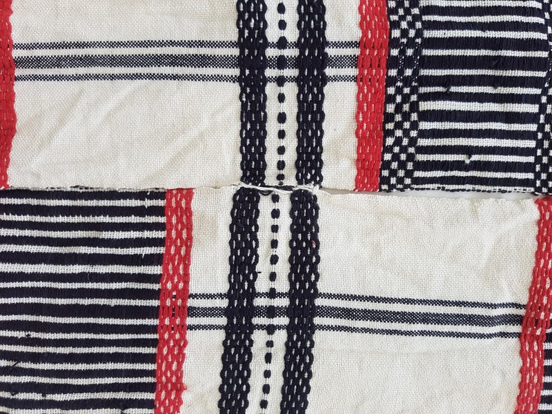 Vintage African Fulani Handwoven Textile 104x12 inches gallery