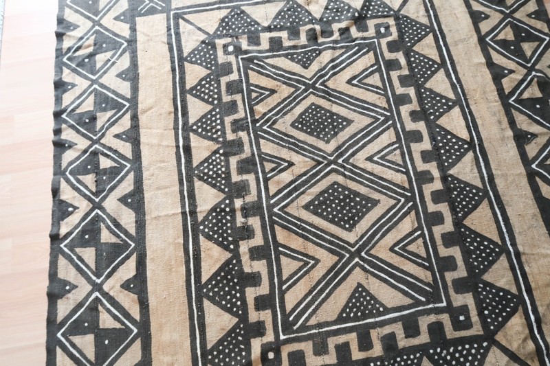 Large Vintage Tapa Bark Cloth Panel - Fiji Masi Tonga Ngatu Polynesian 90"x51" gallery