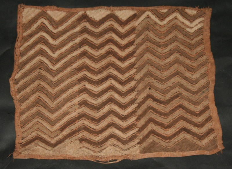 Kuba Raffia Shoowa Cloth Kasai Velvet Congo DRC Handmade Vintage 20″ X 16.5″