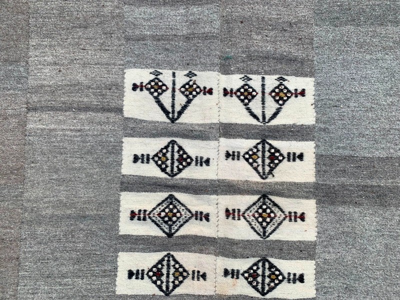 Vintage African Fulani Blanket Handmade Fulani Wedding Hanging Tent Mali 4x7 ft gallery