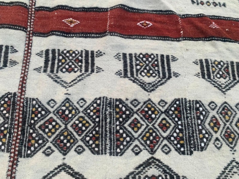 Vintage African Fulani Blanket Handmade Fulani Wedding Hanging Tent Mali 5x7 ft gallery
