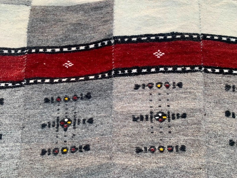Vintage African Fulani Blanket Handmade Fulani Wedding Hanging Tent Mali 4x8 ft gallery