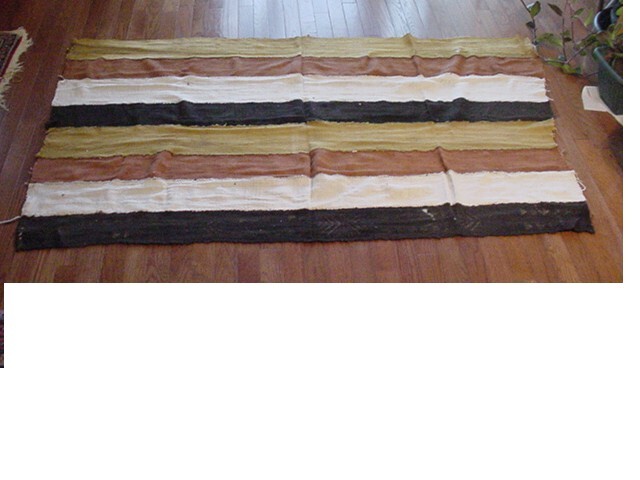 Vintage handmade African art Mud cloth , fabric Mali #F Tapestry-Free Shipping gallery
