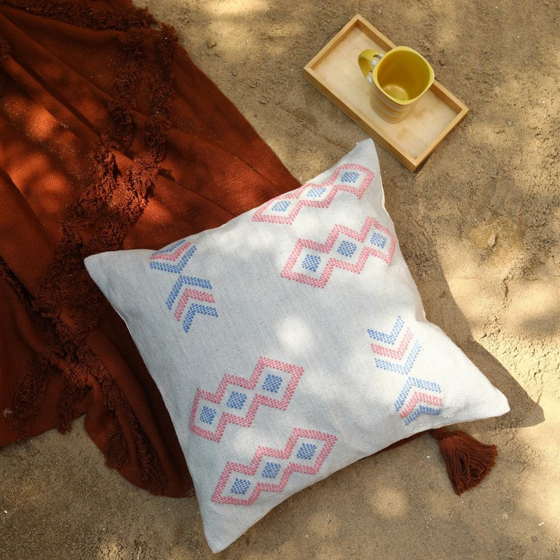 Trade Star Sabra Kilim Pillow Cover 100% Cotton Cushion Cover Throw Pillow Co... gallery