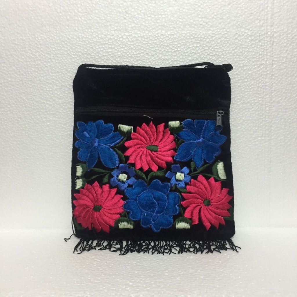 Bolsa artesanal terciopelo (mediana) - Imagen 2