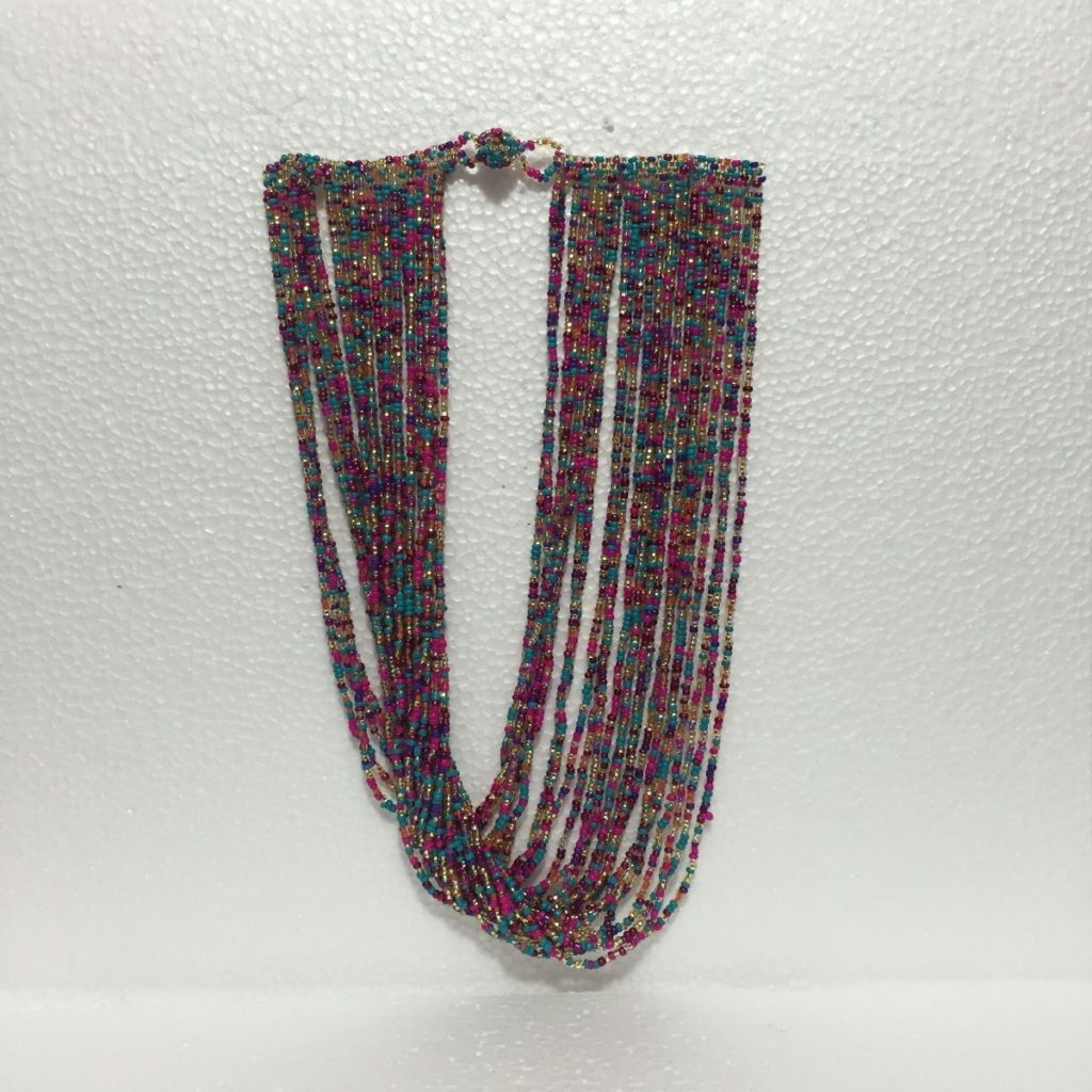 Collar artesanal de 24 hilos - Imagen 2