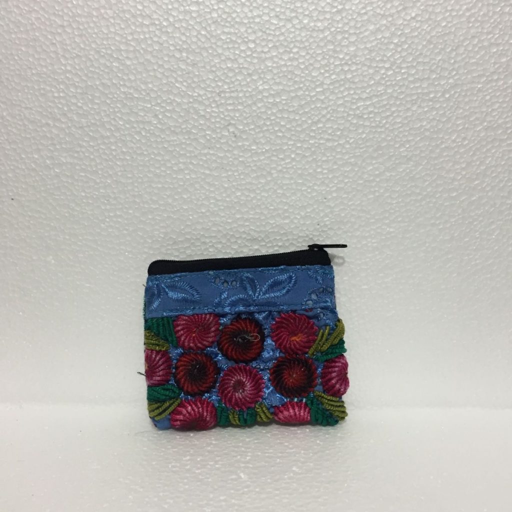 Monedero artesanal estilo Panal Rococo (mini) - Imagen 1