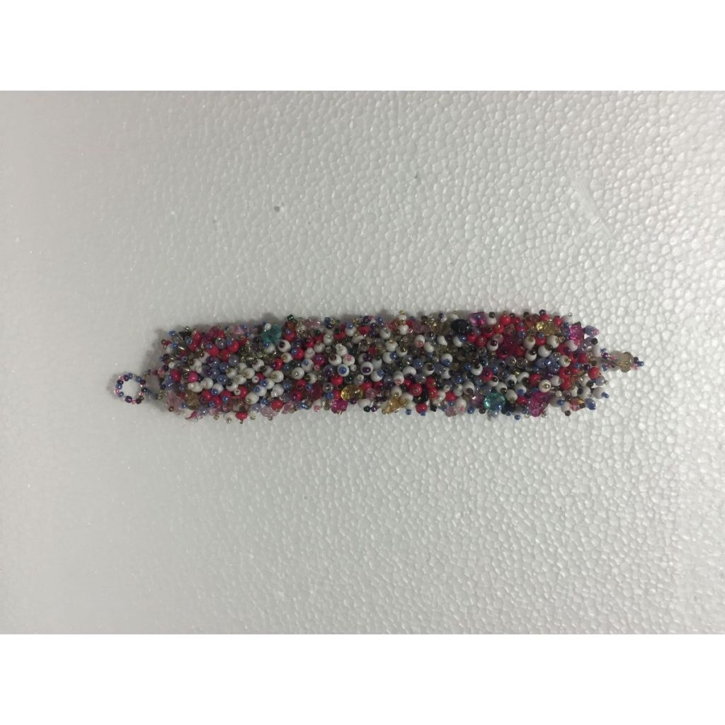 Pulsera artesanal con elastico - Imagen 2