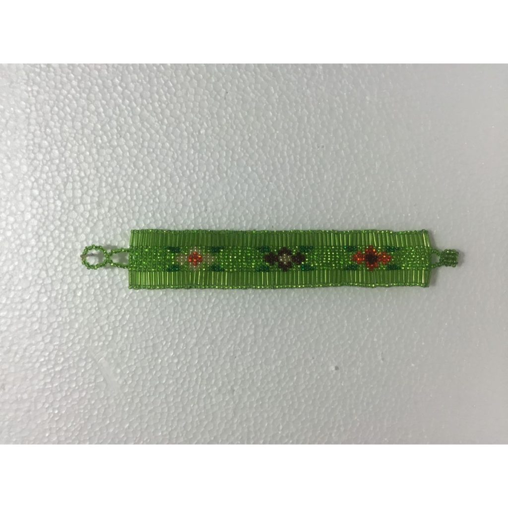 Pulsera artesanal chaquira - Imagen 1