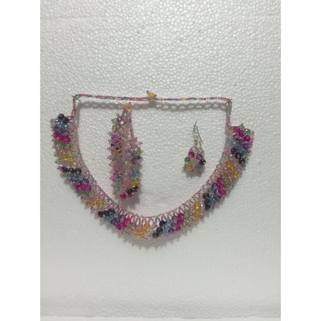Juego Bisuteria artesanal estilo Cristal - Imagen 1