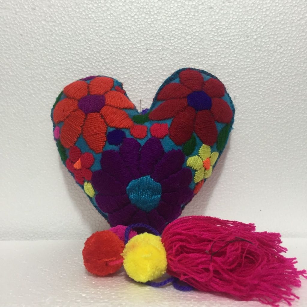 Colgante corazón artesanal (grande) - Imagen 2